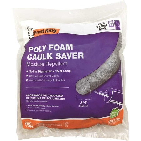 Frost King Closed Cell Backer Rod, 3/4 in. x 20 ft. Weatherstrip C24H